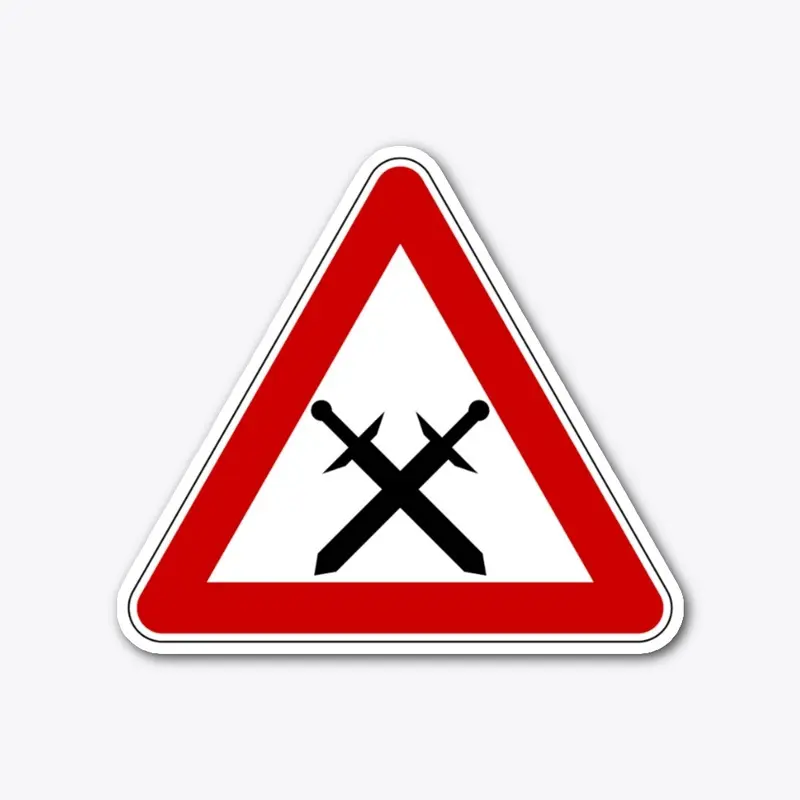 Warrior Road Sign